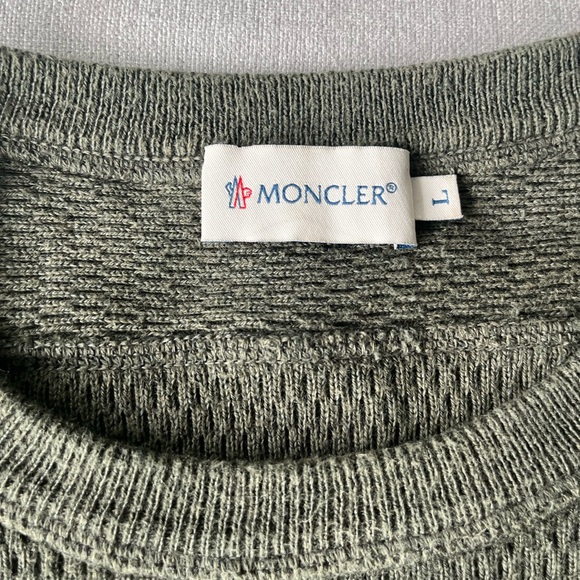 Men’s Olive-Green Moncler Sweater - Picture 4 of 7